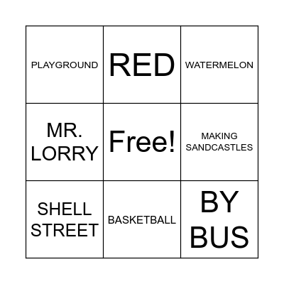 Bounce's Bingo! Bingo Card