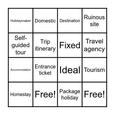 GRADE 9 - UNIT 8 Bingo Card