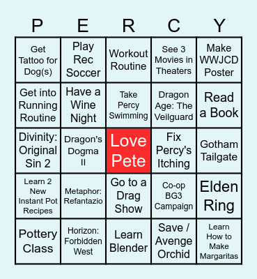 Wingo Bingo 2025 Bingo Card