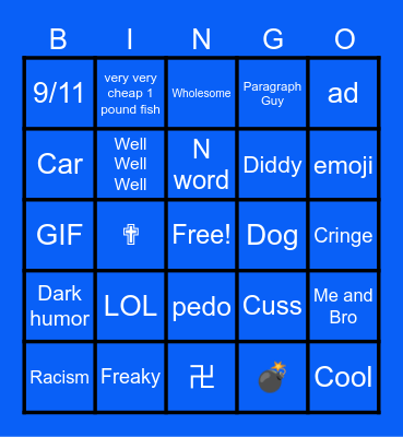 IG Reels and Comments Bingo Card