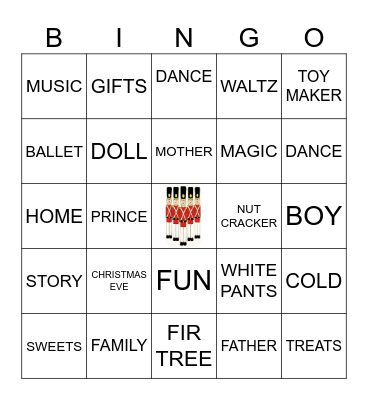 TOY SOLDIER Bingo Card