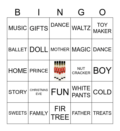 TOY SOLDIER Bingo Card
