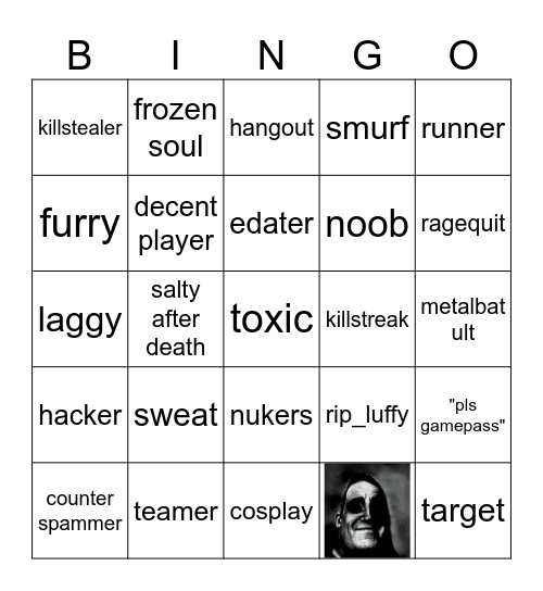 tsb bingo! Bingo Card