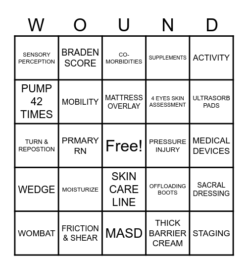 SKILLS FAIR 2025 Bingo Card