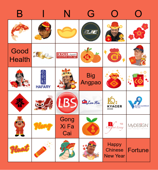 MYD CNY BINGO Card