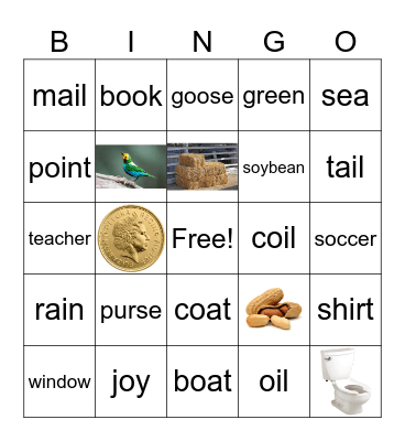 Smart Phonics 5 Review Bingo Card