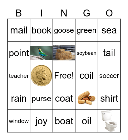 Smart Phonics 5 Review Bingo Card