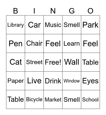 Ben jij brugklasproof? Bingo Card