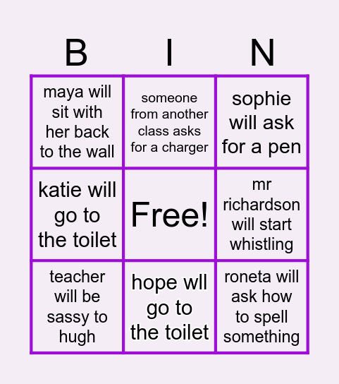modern studies Bingo Card