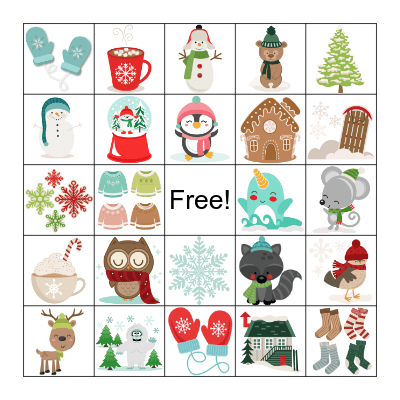 Winter BINGO Card
