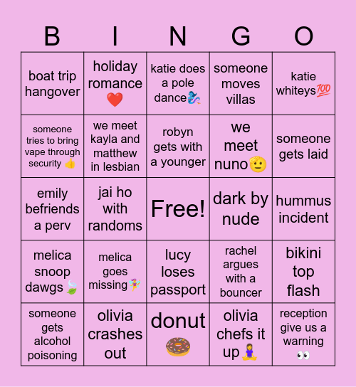 ALBY😇✝️ Bingo Card