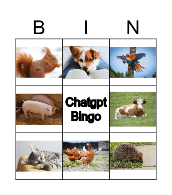 Chatgpt Bingo Card