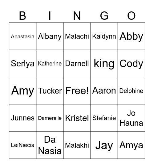 Chinese zodiac bingo Card