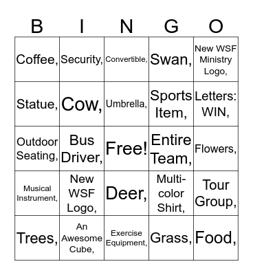 1 2 3 WIN! Bingo Card
