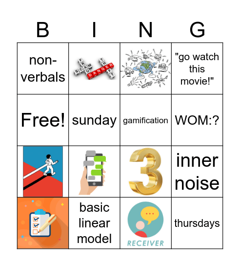 comm-4 week 2 bingo etc Bingo Card