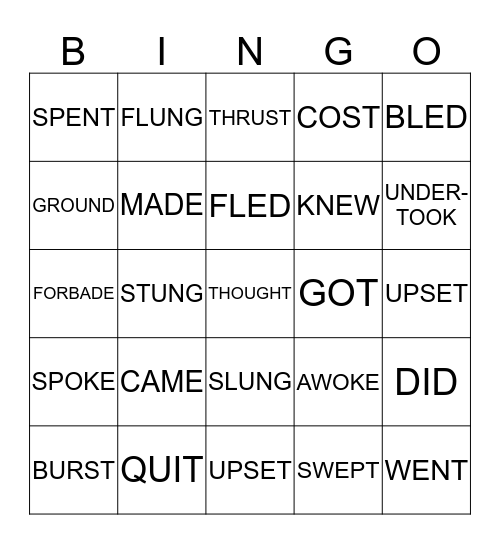 #1 REVIEW FOR QUIZ #3 Bingo Card