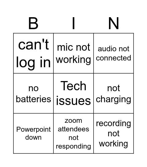 AL: USASK LAw Bingo Card