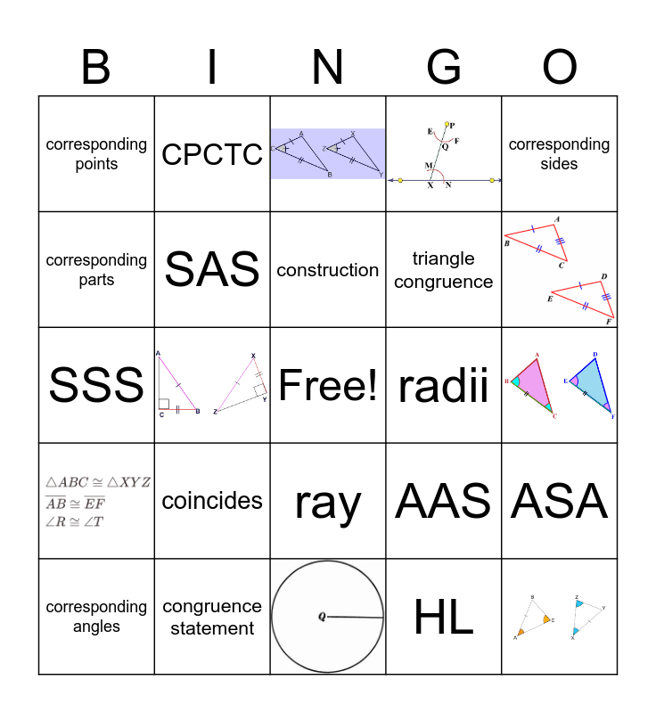Unit 2 Vocabulary Bingo Card