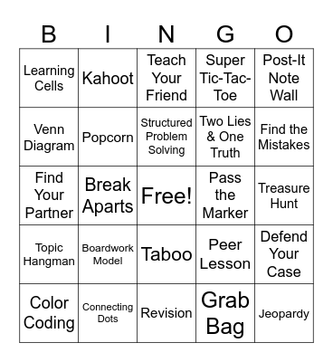 Mckenzie S25 BINGO Card