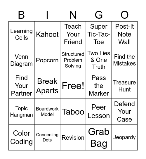 Mckenzie S25 BINGO Card