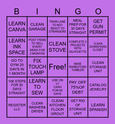 2025 BINGO Card