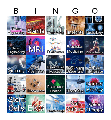 Breakthrough BioMed Bingo Card