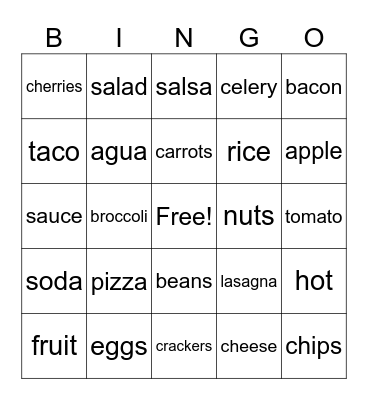 Team Bingo Card