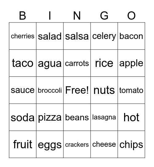 Team Bingo Card