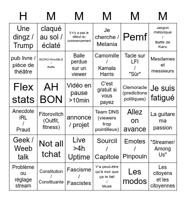 23/01 SUPER SMASH BINGO CLEMO Bingo Card
