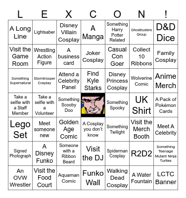 Find/Do the following and take a pic! Bingo Card