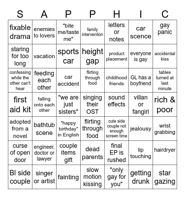 GL BINGO                              lol_u_thug Bingo Card