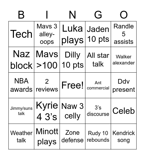 1.22.25 Bingo Card