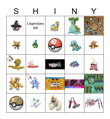 Shiny Bingo 2025 Bingo Card