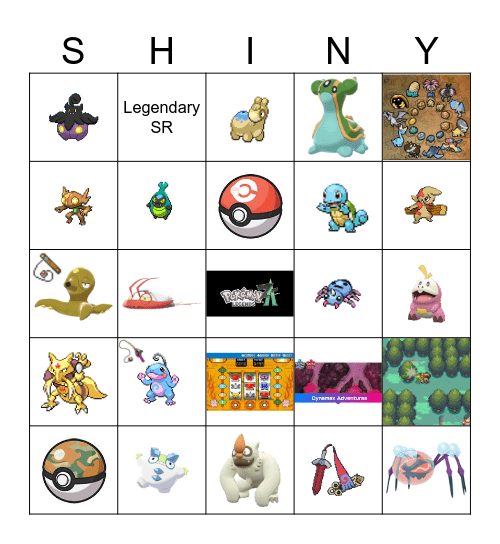 Shiny Bingo 2025 Bingo Card