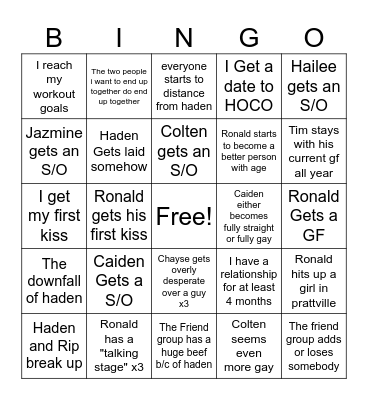 2025 Bingo Card