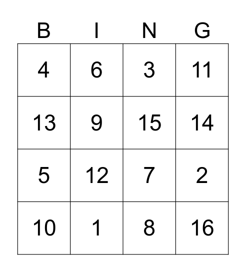 морський бій Bingo Card