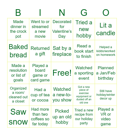 Learning Design Bingo Card