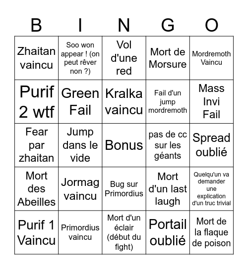 HT CM Inauguration Bingo Card