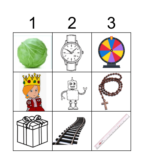 Nagsisimula sa Letrang Rr Bingo Card