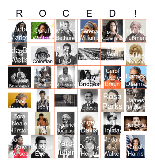 Black Culture Bingo Card