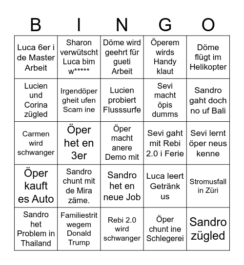 Visit Boys Bingo 2025 Bingo Card