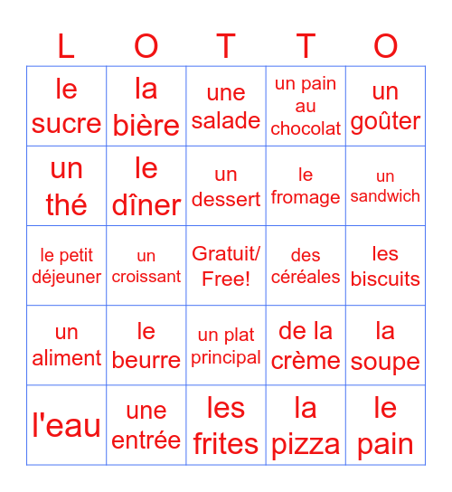 Fr102: Ch. 5 (1-42) Bingo Card