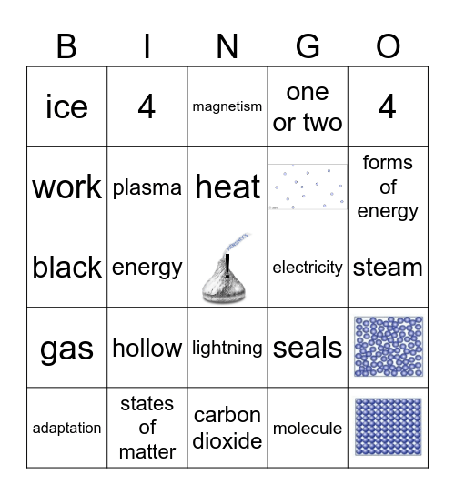 Half Year Science Review Bingo Card