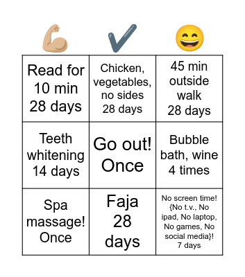 February 2025 Bingo Card