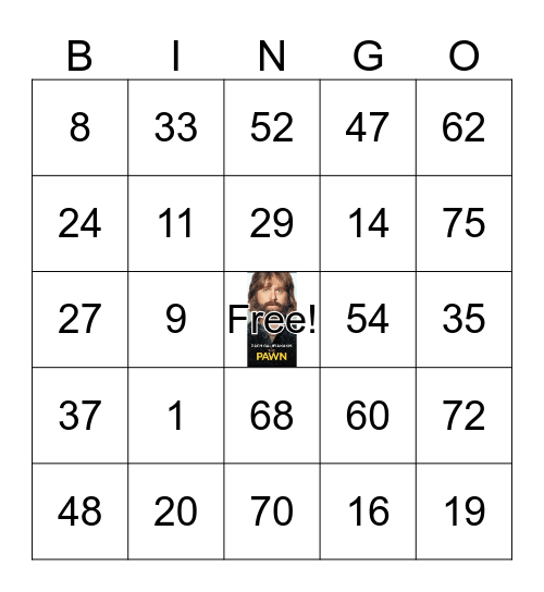 MASTERMINDS Bingo Card