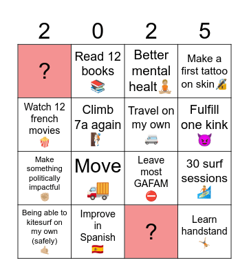 @Thibs.fox Bingo Card