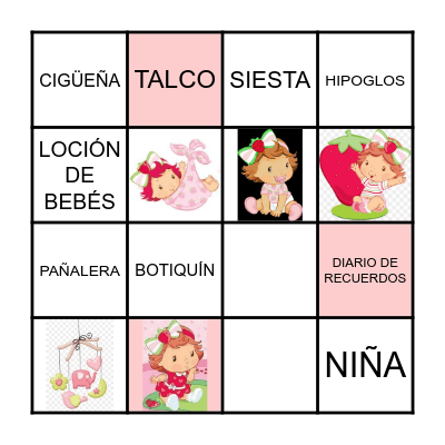 BABY SHOWER Bingo Card