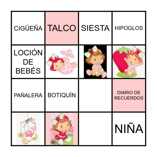 BABY SHOWER Bingo Card