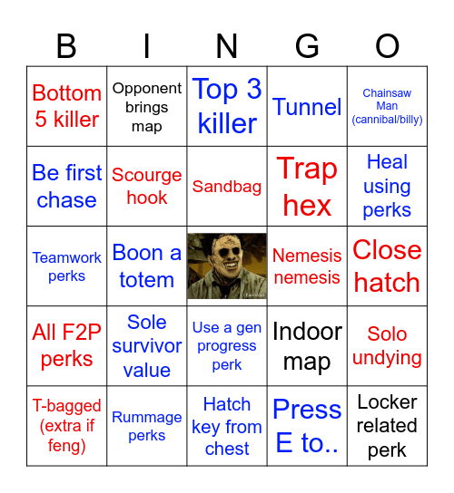 genji's chaos shuffle Bingo Card