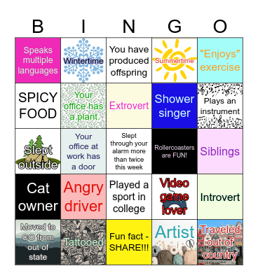 TEAM BINGO ♡ Bingo Card
